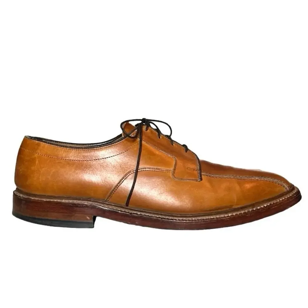 Allen Edmonds Men’s Hillcrest Leather Oxford Dress Shoes Chestnut Size 11.5 D
